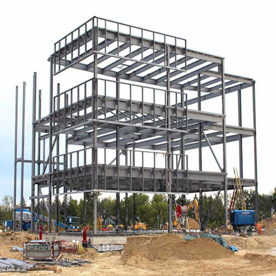 Oficina de Estruturas de Aço Galvanizado, Edifício de Armazém de Metais Prefabricados