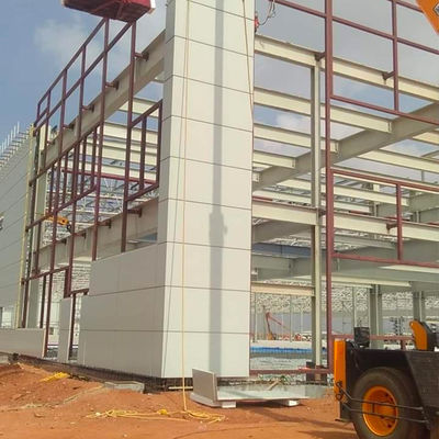 Estrutura Forte Pré-fabricada Industrial Metálica Armazenamento Aço Estrutura Galpão Edifício