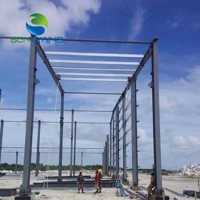 Construção de estruturas pré-fabricadas de aço para armazém/fábrica/atelier/hangar