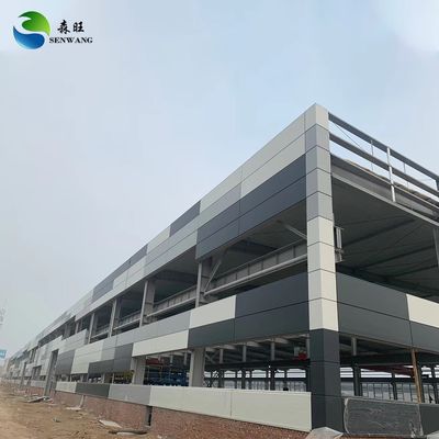 Estruturas de aço galvanizadas Construção de estruturas de aço galvanizado com viga H de aço estrutural