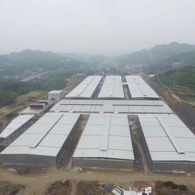 Construção de estrutura de aço de hangar de metal fácil de montar