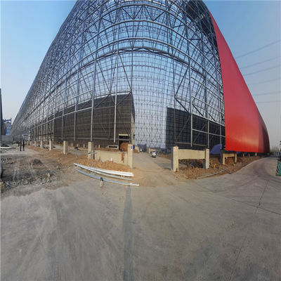 Estrutura de Treliça de Aço com Inclinação do Telhado de 25% com Classificação de Fogo Classe A e Espessura de Sanduíche de 50mm para Projetos de Grande Escala