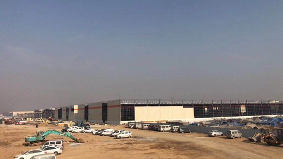 Prefabricados de aço pré-fabricados estrutura de aço pré-fabricada armazenamento de fazenda armazém edifício de metal