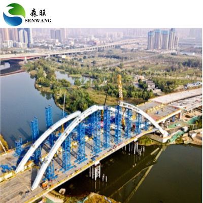 Estrutura de construção em aço de largura de envergadura ponte estrutura de construção em metal à prova de vento