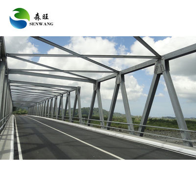 Pontes de aço pré-fabricadas à medida Pontes de pedestres pré-fabricadas à prova de vento