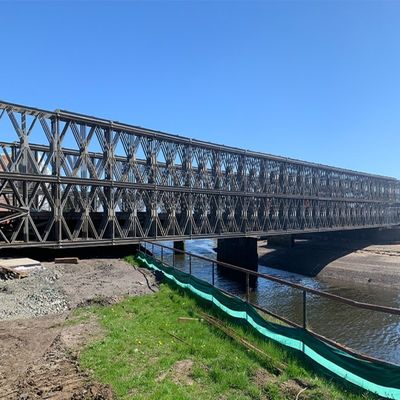 Construção de pontes industriais pré-fabricadas de aço