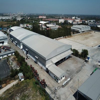 Fundação de concreto Estrutura de aço pré-fabricada seca Construção de armazéns Tejo inclinado