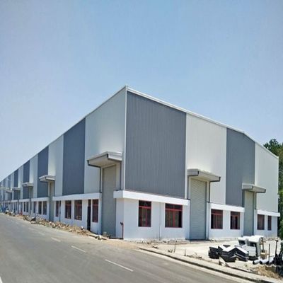 Edifício de estrutura metálica de aço galvanizado a quente para grandes projetos de construção