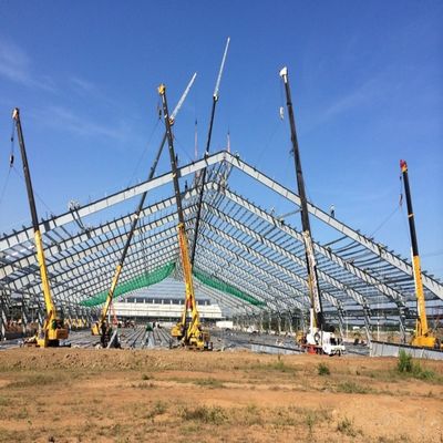 Estrutura de aço versátil com janela de liga de alumínio e estrutura principal de aço de baixo carbono