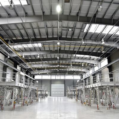 Soluções inovadoras para armazéns de estrutura de aço de grande comprimento