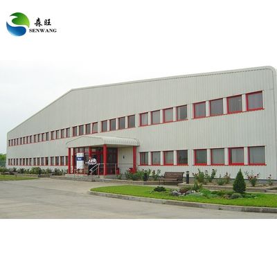 Edifícios de aço de grande envergadura impermeáveis ao vento Estaleiro industrial pré-fabricado