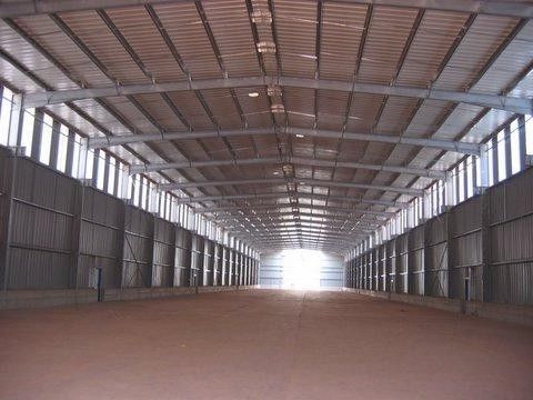 Construção de armazéns de estrutura de aço galvanizado Q355 Q235