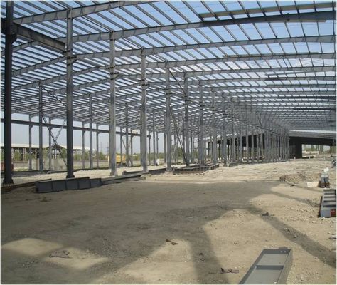 Forte resistência a intempéries Large Span Steel Frame Building Steel Structure Warehouse Construção por designers profissionais