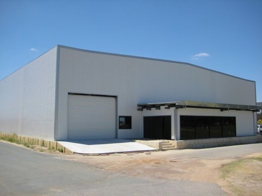 Oficina de estruturas de aço pré-fabricadas de secção C ou Z