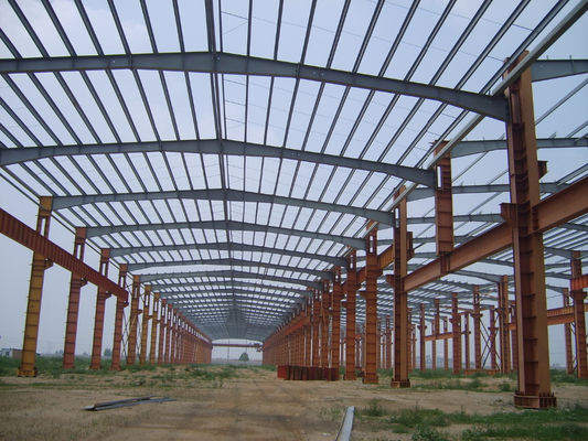 Q355B Estrutura de estrutura de aço bruto Oficina de construção de fábrica pré-fabricada personalizada