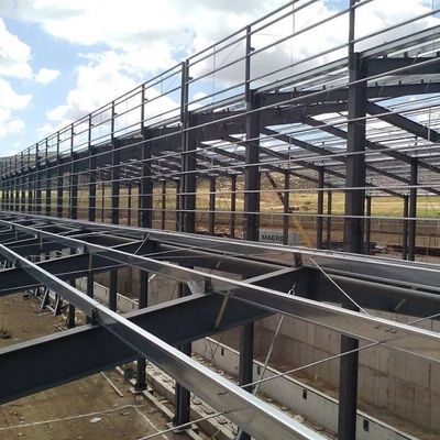 Construção de estruturas de aço revestido