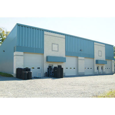 Revestimento Metálico Estrutura de Aço Galvanizado Edifício de Oficina Industrial Fabricado