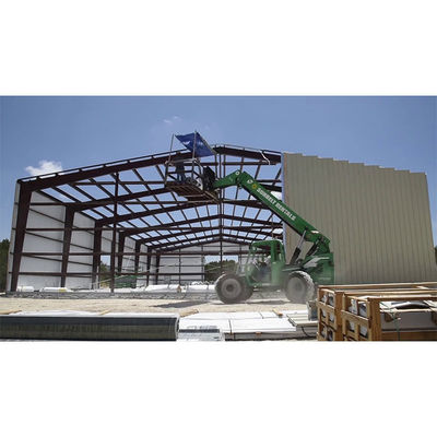 Fabricação estrutural de aço Construção Armazém de estruturas de aço com design e materiais personalizados