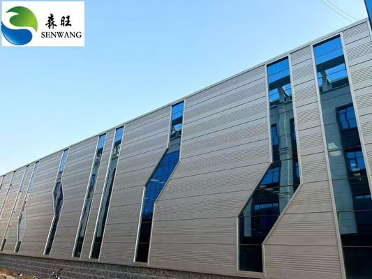 Autocad Projetado Estrutura de aço leve Armazém de aço acabamento de pintura ou galvanizado a quente