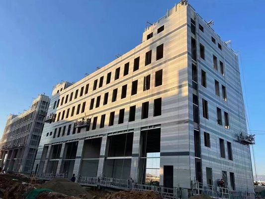 Oficinas de pilares de concreto/aço personalizáveis, edifícios de aço estrutural e armazéns de armazenamento