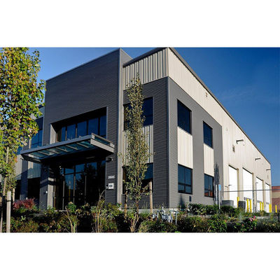 ISO 9001 / CE Edifício de fábrica de estrutura metálica pré-fabricada com armazenamento de estrutura de aço integrada multifuncional de montagem fácil