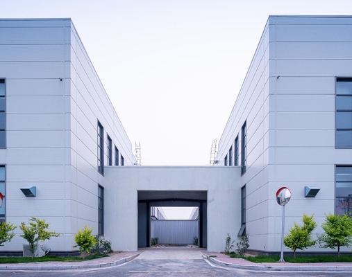 Estrutura de Armazém de Aço Pré-Fabricada com Pórtico Q235 Q355 Grau