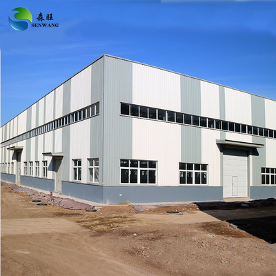 Edifício modular de aço galvanizado para a construção de oficinas de armazém
