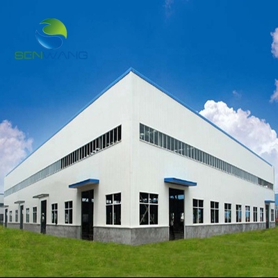 Armazém de aço pré-construído com estrutura de estrutura de portal