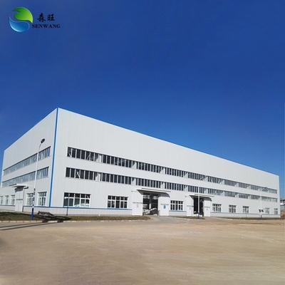 H Edifício de Armazém Prefabricado de Aço Estrutura do Quadro do Portal à prova de vento