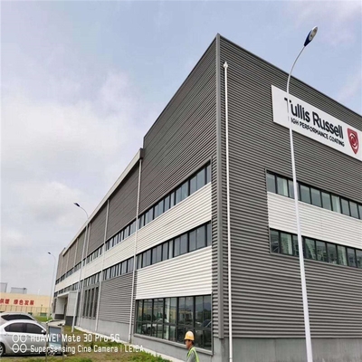 Armazém de Aço Pré-Fabricado com Estrutura em Pórtico Q235/Q355
