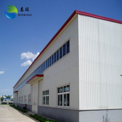 Armazém de aço pré-fabricado com estrutura de aço Q235/Q355