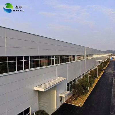Armazém de estruturas de aço com serviço de certificação e perfuração ISO 9001
