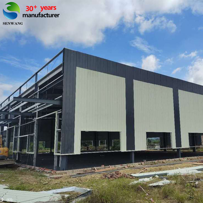 Armazém de aço pré-fabricado com estrutura H Q235/Q355