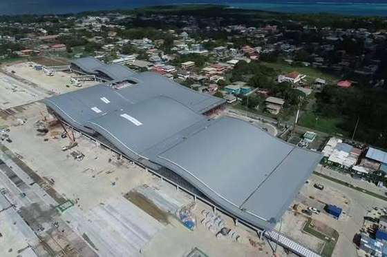 Armazém de estruturas de aço com travessia de ângulo travessia redonda de aço e travessia de tubos de aço para soluções de armazenamento duradouro