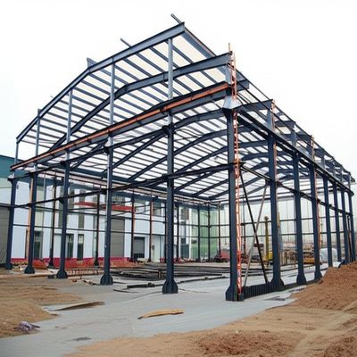 Armazém de Estrutura de Aço com Jateamento Sa 2.5, Europeu S235 S355, Armazém de Armazenamento Metálico