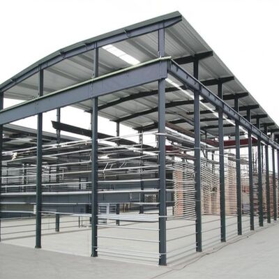 Oficina de estrutura de aço de 9 pontos sísmicos com estrutura principal de aço leve Q355 para curto período de construção