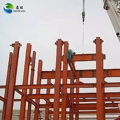 Armazém de Estrutura de Aço com Materiais à Prova de Fogo, Design Modular e Espaço de Armazenamento Expansível