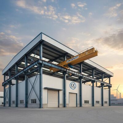 Resistente à corrosão Q235 Q355B Grade Steel Structure Workshop com ligação de parafusos para aplicações industriais