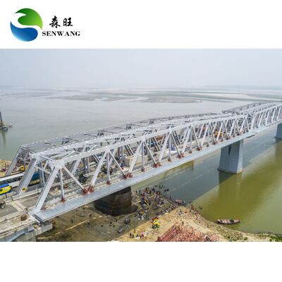 Ponte de Estrutura de Aço Durável com Vida Útil de 70 Anos, Design à Prova de Vento e Construção Pré-fabricada