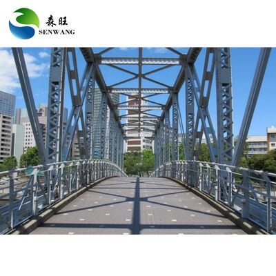 Ponte de estruturas pré-fabricadas de aço à prova de vento com 70 anos de vida útil para infra-estruturas urbanas e rurais