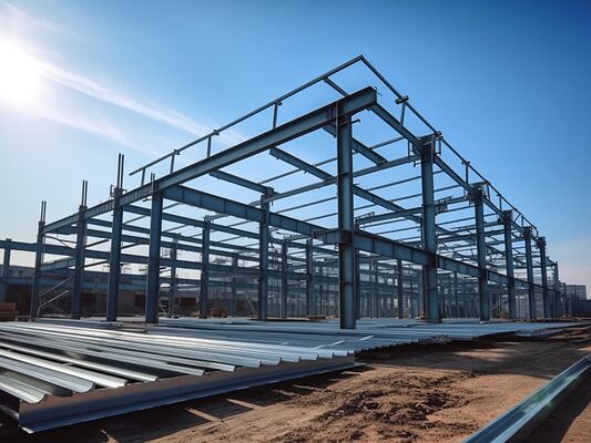 Estrutura de aço Armazém Estruturas de aço de armazém que proporcionam estrutura estável e design adaptável para soluções de armazém