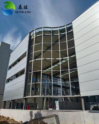 Plano Skylight Estrutura de aço Armazenamento de acordo com os requisitos do cliente e construção para várias necessidades de armazenamento
