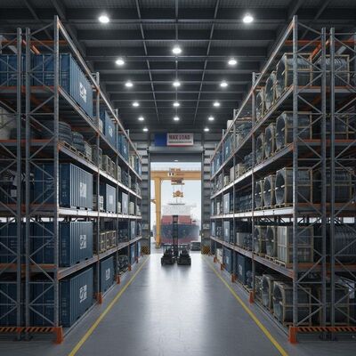Envio por contêiner ou por navio a granel Unidades de armazém de aço projetadas para suportar cargas pesadas e maximizar a capacidade de armazenamento