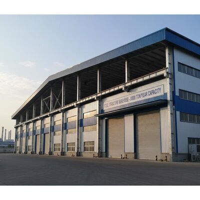 Tecido de chapa de aço revestimento edifício de armazenamento de aço instalação rápida solução perfeita para armazenamento agrícola e habitação de máquinas