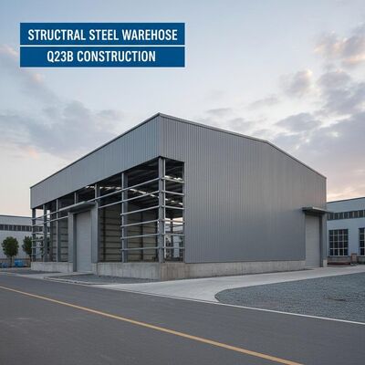 Aço estrutural de carbono Q235B estrutura de metal fornecimento de armazém e construção duradoura para aplicações de armazenamento